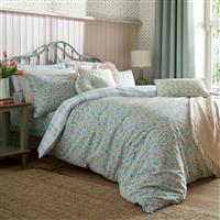 Laura Ashley Sherston Duvet Set, Double, Powder Blue
