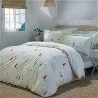 Sophie Allport Coastal Boats Duvet Set, King, Blue