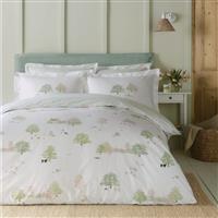 Sophie Allport Spring Cottage Duvet Set, Double, Green
