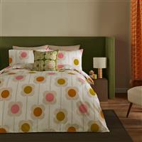 Orla Kiely Abacus Flower Duvet Set, Single, Sunrise