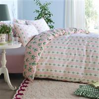 Cath Kidston Lily of the Valley Duvet Set, King, Soft Pink