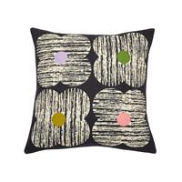 Orla Kiely Textured Flower Cushion, Slate