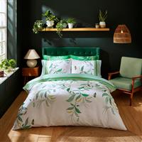 Sara Miller Fern Garden Duvet Set, Double, Spring Green