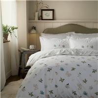 Sophie Allport Orchard Birds Duvet Set, King, White