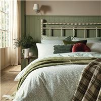 Laura Ashley Sweet Alyssum Duvet Set, Double, Sage