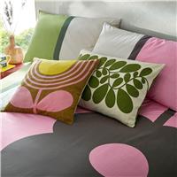 Orla Kiely Abacus Block Standard Pillowcase Pair, Multicolour