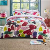 Bluebellgray Abstract Duvet Set, Double, Fuchsia