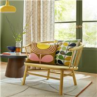 Orla Kiely Striped Tulip Cushion, Pink-ochre