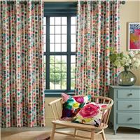 Bluebellgray Tobermory Eyelet Curtains, 229 x 183cm, Multicolour