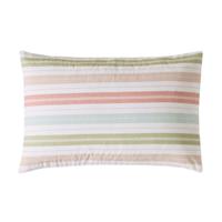 Laura Ashley Sophie Stripe Pillowcase Pair, White