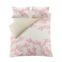 Bluebellgray Cherry Blossom Duvet Set, Double, Pink