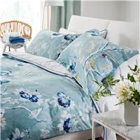 Designers Guild Manohari Delft Duvet Set, King, Delft Blue