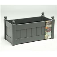 AFK Classic Wooden Painted Trough Planter, 66cm, Charcoal