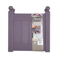 AFK Classic Square Wooden Painted Planter, 38cm, Lavender