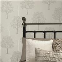 Holden Decor Opus Ornella Wallpaper, Grey