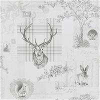 Holden Decor Richmond Wallpaper, Grey
