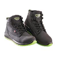 Viper Safety Boots, Size 10, Black