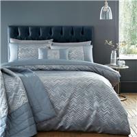 Portfolio Home Antibes Duvet Set, Single, Blue