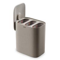 Joseph Joseph Tota2 Trio 90l Laundry Basket, Pale Mushroom