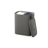 Joseph Joseph Tota2 Twin 90l Laundry Basket, Forest Grey