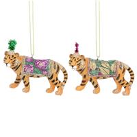 Gisela Graham Tropic Fantasy Tiger Hanging Tree Decoration