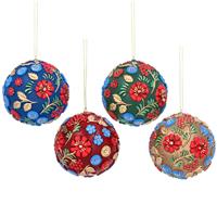 Gisela Graham Folk Art Resin Bauble