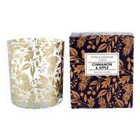 Gisela Graham Gold Leaf - Candle Pot, Large