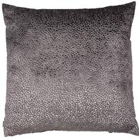 Malini Bingham Cut Velvet Cushion, Silver