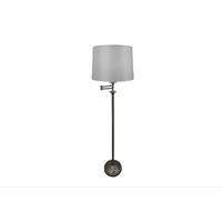 Casa Mellion Swing Arm Floor Lamp, Satin Nickel