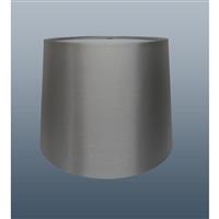 Casa Empire Silk Lamp Shade, 25cm, Silver