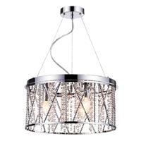 Casa Charlotte Ceiling Pendant, Chrome