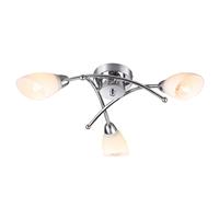 Casa Vivaldi Flush Ceiling Fitting, Chrome