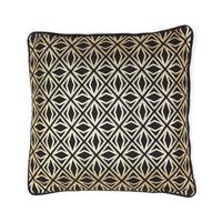 Paul Moneypenny Metallic Strut Cushion, Black & Gold