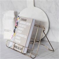 Garden Trading Brompton Cook Book Holder, Antique Brass