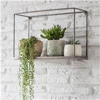 Garden Trading Farringdon Box Shelf, Steel