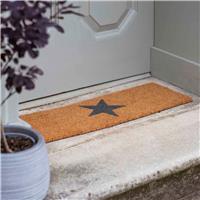 Garden Trading Top Step Star Doormat, Natural
