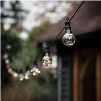 Garden Trading Festoon Lights, 20 Bulbs, Smoked