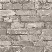 Fine Decor Distinctive 2 Rustic Brick Wallpaper, Grey