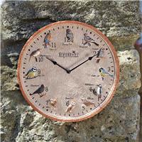 Smart Garden Birdberry Wall Clock, 30cm, Beige