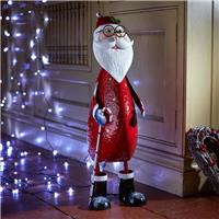 Smart Garden Polka Santa Metal Garden Decoration