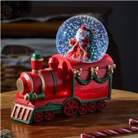 Smart Garden All Aboard Santa's Locomotive Snow Globe