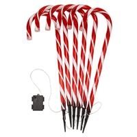 Smart Garden CandyCane Stake Lights, Red & White