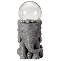 Smart Garden Elephant Orb Solar Outdoor Figurine