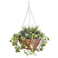 Smart Garden Artificial Lilac Bloom Hanging Basket, 30cm