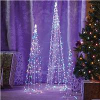 Smart Garden Treecone Trio Lights, Multicoloured