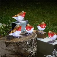 Smart Garden InLit Ice Robins, Set of 5