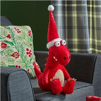 Smart Garden Seated Plush Festive Dino Decoration