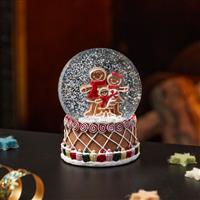 Smart Garden Gingerbread SnowSphere Snow Globe