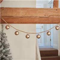 Smart Garden Sleigh Bell Garland, 1.5m, Copper