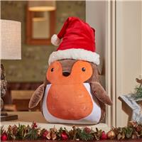 Smart Garden Squeezy Robin Plush, Large, Brown & Orange